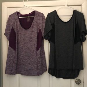 Two 4x Danskin Short Sleeve Workout Tees